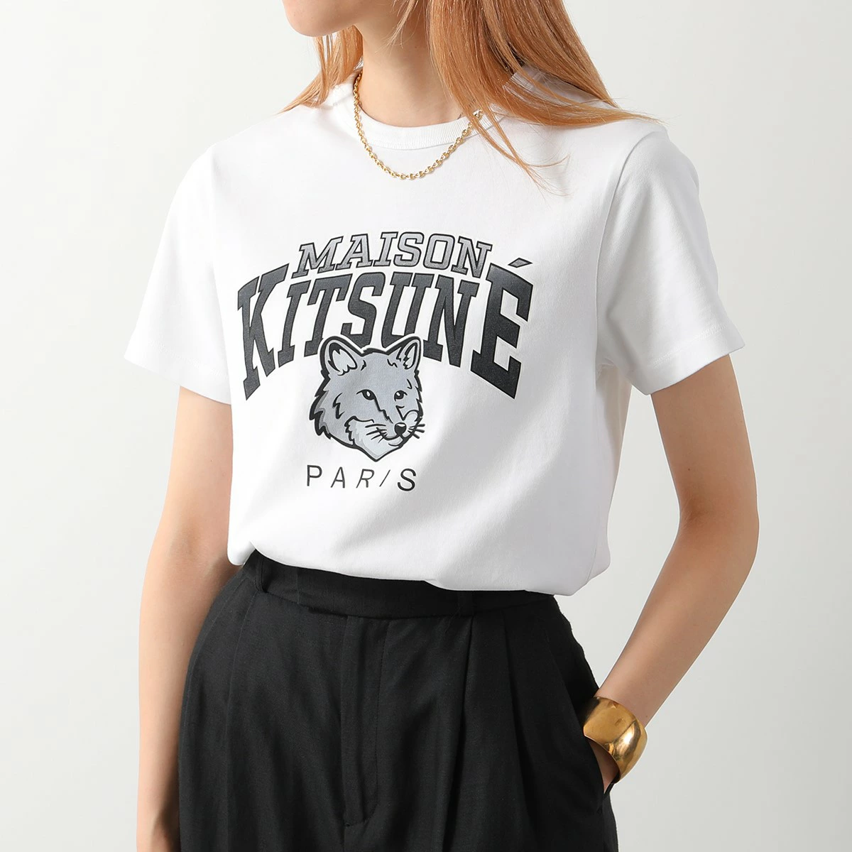 MAISON KITSUNE Campus Fox Tシャツ