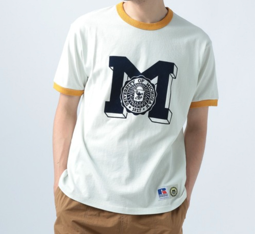 Russell Athletic MG リンガーTシャツ